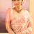 Muted pink embroidered tissue saree set