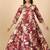 Maroon floral print pure cotton ethnic kurta set with dupatta