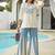 Ivory thread work pure cotton casual kurta set for women