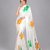 White printed satin saree with blouse