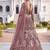Exquisite Dusty perpal Embroidered Lehenga Choli Set for Wedding & Festive Wear