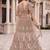 Premium Ethnic Designer Lehenga Choli Set for Women - Heavy Embroidered Peacock Motif Taupe Lehenga