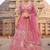 Stunning Pink Embroidered Lehenga Choli with Heavy Zari Work and Sequins – Perfect for Weddings & Festive Occasions