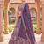 Elegant Purple Embroidered Lehenga Choli Set for Wedding & Festive Wear