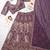 Elegant Purple Embroidered Lehenga Choli Set for Wedding & Festive Wear