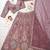 Women’s Heavy Embroidered Wedding Lehenga Choli – Purple/Mauve Party Wear Ethnic Indian Lehenga with Scalloped Dupatta