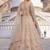 Luxurious Beige Ethnic Lehenga Set with Floral and Peacock Embroidery – Perfect for Weddings and Festive Occasions