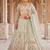 Pastel Mint Green Embroidered Lehenga Choli