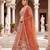 Designer Rust Orange Embroidered Lehenga Choli with Heavy Thread Work and Sequins for Wedding and Festive Wear