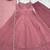 Dusty pink color crunchy silk siroski work gown PANT  dupatta set full stitched.