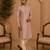 Peach printed  kurta set