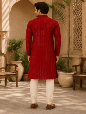 Crimson e embellished kurta set 4