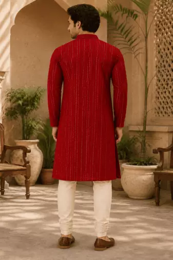 Crimson e embellished kurta set