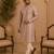 Peach printed  kurta set