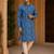  blue printed  ethnic kurta set