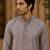 Dusty grey pastel embroidered  kurta set