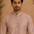 Peach printed  kurta set
