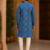  blue printed  ethnic kurta set