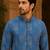  blue printed  ethnic kurta set