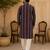  maroon zigzag printed  kurta set
