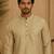 Elegant pastel gold eelegant pastel gold self-textured men’s kurta set men’s kurta set