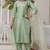 Pastel premium designer festive wear readymade suit