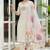 White premium designer festive wear readymade suit