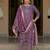 Lavender premium designer festive wear readymade suit