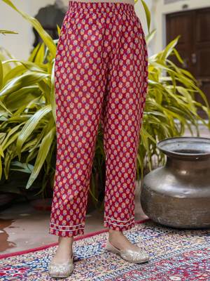 Maroon premium designer festive wear readymade suit 3