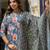 Teal premium designer festive wear readymade suit