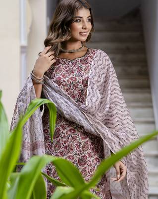 Maroon premium designer festive wear readymade suit 3