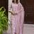Purple premium designer festive wear readymade suit