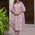 Purple premium designer festive wear readymade suit