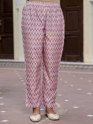 Purple premium designer festive wear readymade suit 4