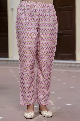 Purple premium designer festive wear readymade suit