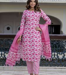 Pink premium designer festive wear readymade suit