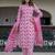 Pink premium designer festive wear readymade suit
