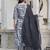 Blue premium designer festive wear readymade suit