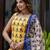 Yellow premium designer festive wear readymade suit