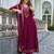 Red premium designer festive wear readymade suit