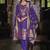 Royal-blue premium designer festive wear readymade suit