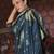 Teal-blue premium designer festive wear readymade suit
