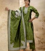 Mehendi premium designer festive wear readymade suit