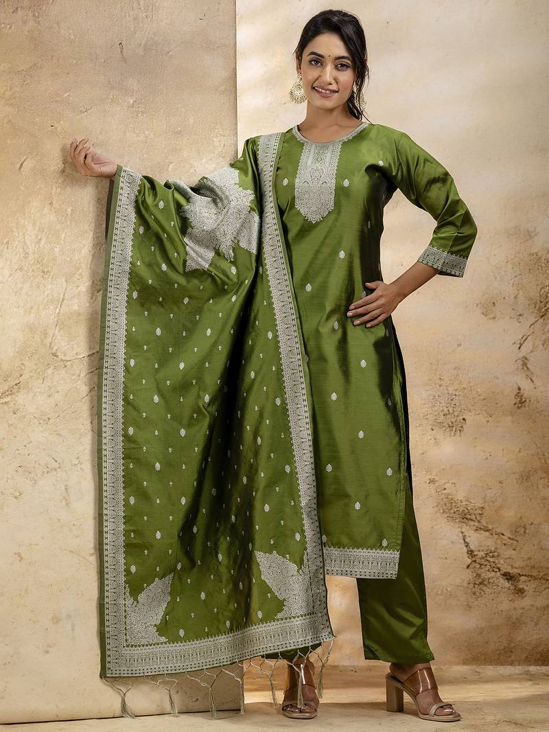 Mehendi premium designer festive wear readymade suit