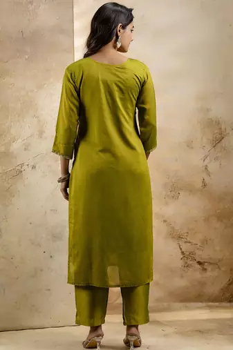 Mehendi premium designer festive wear readymade suit