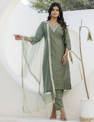 Mehendi premium designer festive wear readymade suit 2