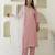 Pink premium designer festive wear readymade suit