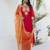 Pink premium designer festive wear readymade suit