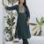 Green premium designer festive wear readymade suit