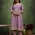 Lavender premium designer festive wear readymade suit